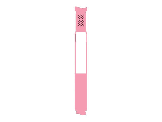 Zebra Z-Band UltraSoft - Kunststoff - ultraweich - permanenter Klebstoff - beschichtet - pink - 19.05 x 152.4 mm 303 Etikett(en) (1 Rolle(n)