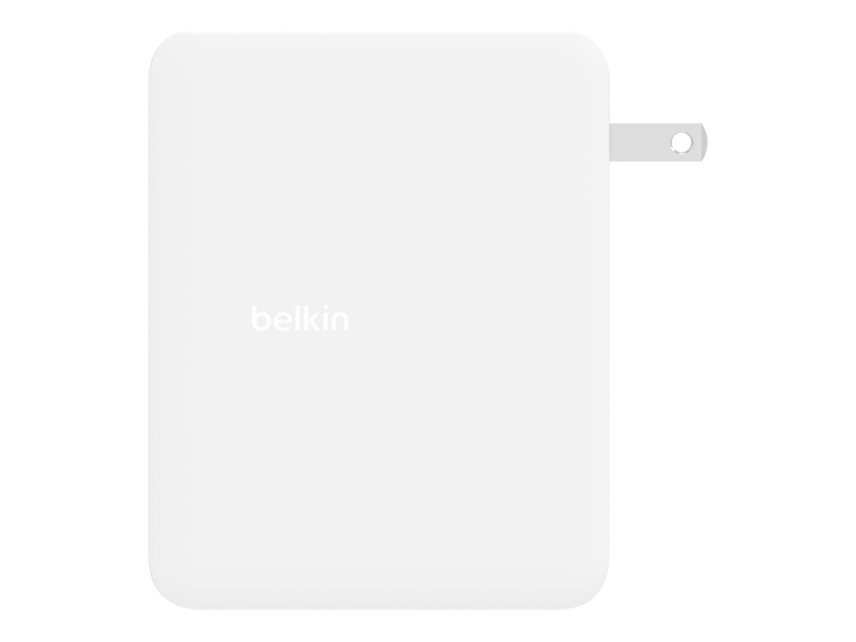 Belkin BoostCharge Pro - Netzteil - GaN-Technologie - 140 Watt - Fast Charge, Power Delivery 3.1 - 4 Ausgabeanschlussstellen (USB, 3 x USB-C)