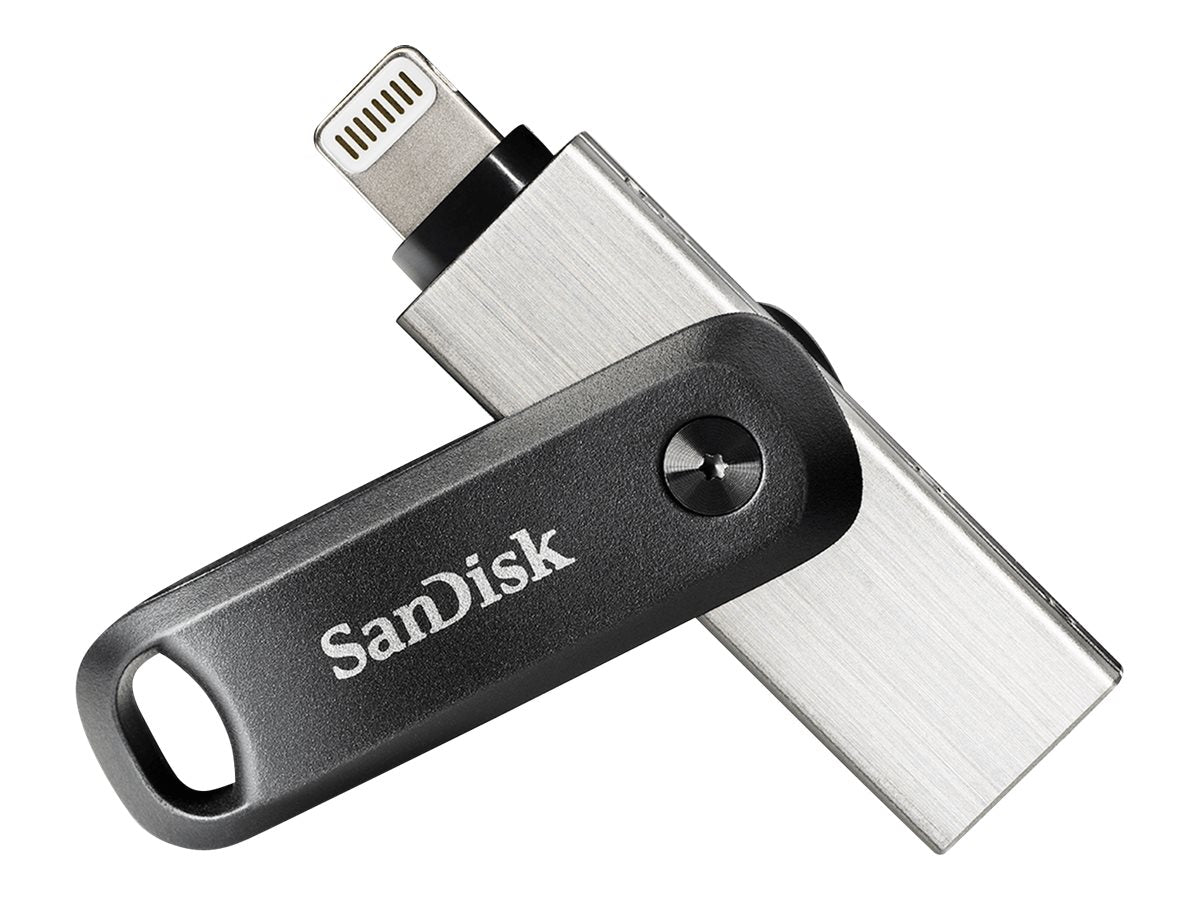 SanDisk iXpand Go - USB-Flash-Laufwerk - 64 GB - USB 3.0 / Lightning - für Apple iPad/iPhone (Lightning)