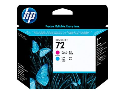 HP 72 - Cyan, Magenta - Druckkopf - für DesignJet T1100