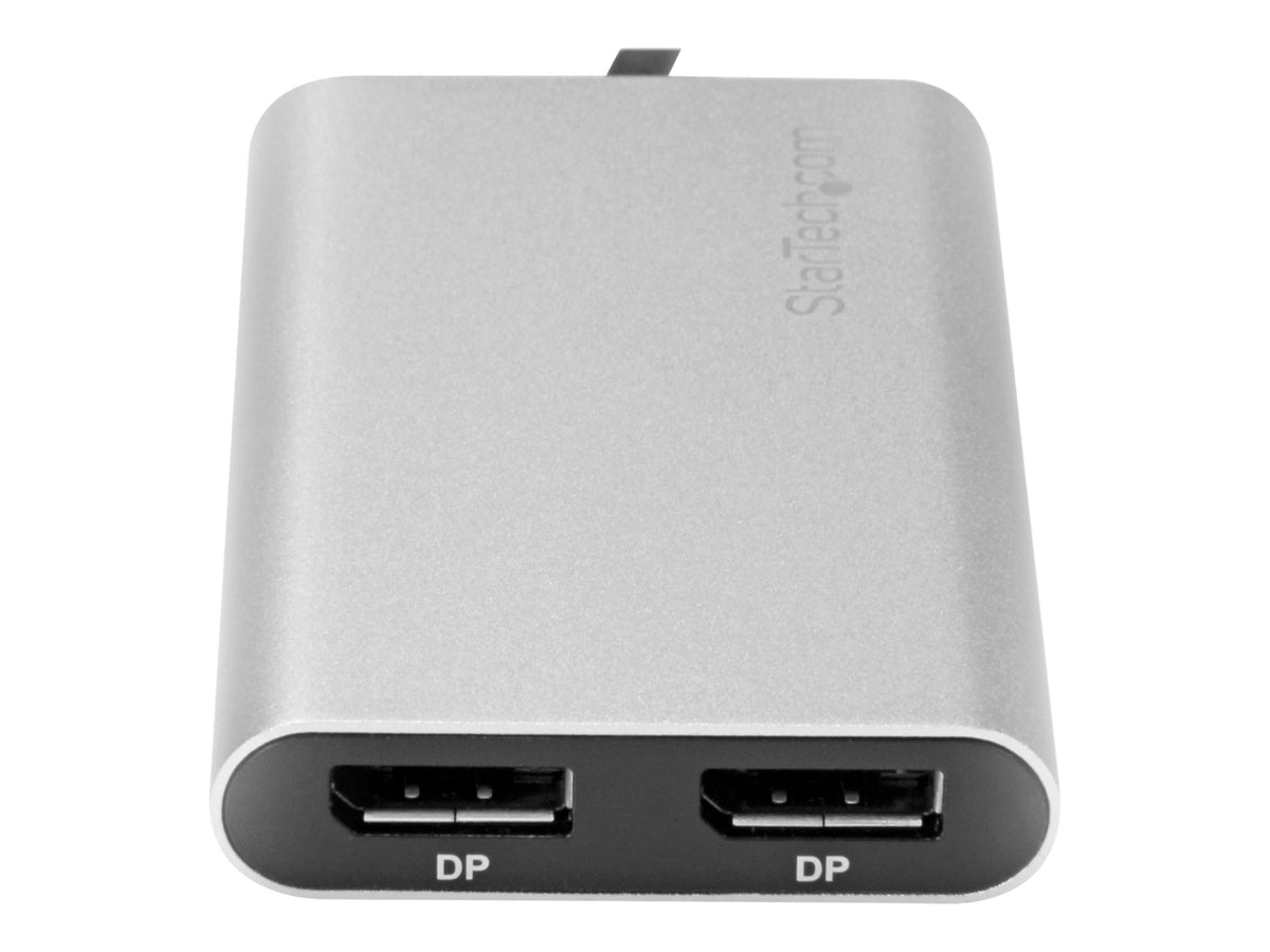 StarTech.com Thunderbolt 3 zu Dual DisplayPort Adapter - 4K 60Hz - Mac und Windows kompatibel - Thunderbolt 3 Adapter - USB C Adapter - USB/DisplayPort-Adapter - USB-C (M)