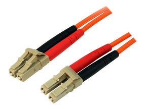 StarTech.com 3m Fiber Optic Cable - Multimode Duplex 50/125 - LSZH - LC/LC - OM2 - LC to LC Fiber Patch Cable - Netzwerkkabel - LC Multi-Mode (M)