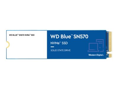 WD Blue SN570 NVMe SSD WDS500G3B0C - SSD - 500 GB - intern - M.2 2280 - PCIe 3.0 x4 (NVMe)