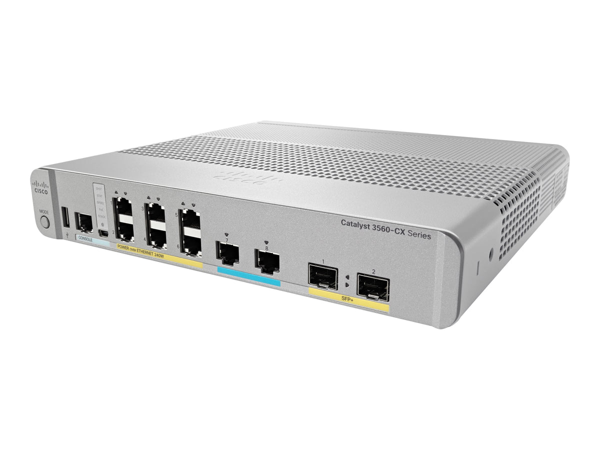 Cisco Catalyst 3560CX-8XPD-S - Switch - managed - 8 x 10/100/1000 (PoE+)