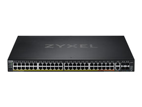 ZyXEL XGS2220 Series XGS2220-54HP - Switch - 48 Port GbE L3 Access, NebulaFLEX Cloud, mit 6 10G Uplink - managed - 40 x 10/100/1000 (PoE+)