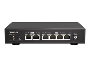 QNAP QSW-2104-2T - Switch - unmanaged - 2 x 100/1000/2.5G/5G/10GBase-T + 4 x 100/1000/2.5G