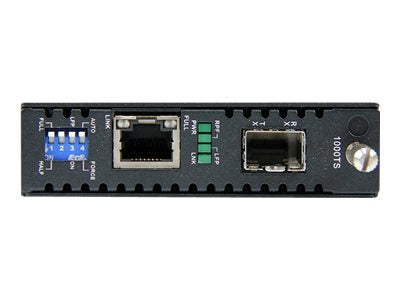 StarTech.com Gigabit Ethernet LWL / Glasfaser Medienkonverter mit SFP - 1000 Mbit/s Multimode Gigabit Ethernet Medienkonverter - Medienkonverter - GigE - 1000Base-SX, 100Base-LX, 1000Base-T - RJ-45 / SFP (mini-GBIC)