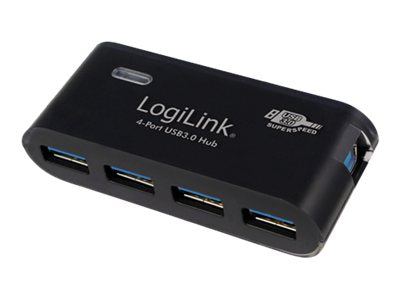 LogiLink USB 3.0 Hub 4-Port - Hub - 4 x SuperSpeed USB 3.0