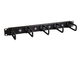 StarTech.com Kabelmanagement Panel für Server Rack - D-Ringe - Kabelmanager - Patch Kabel Management / Führung - Rack - Kabelführungssatz - 1U - 48.3 cm (19")