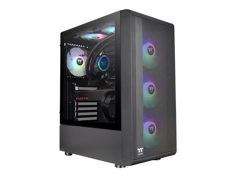 Thermaltake S Series S200 TG ARGB - Mid tower - ATX - Seitenteil mit Fenster (gehärtetes Glas)