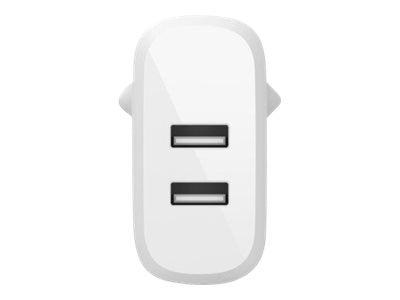 Belkin BoostCharge - Netzteil - 24 Watt - QC 3.0 - 2 Ausgabeanschlussstellen (USB)