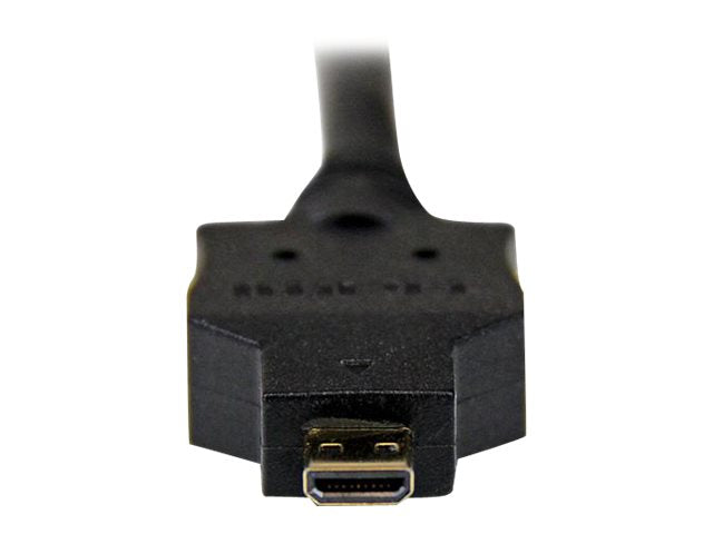 StarTech.com 2m Micro HDMI auf DVI Kabel - micro HDMI Typ-D / DVI-D Adapterkabel - St/St - Videokabel - DVI-D (M)