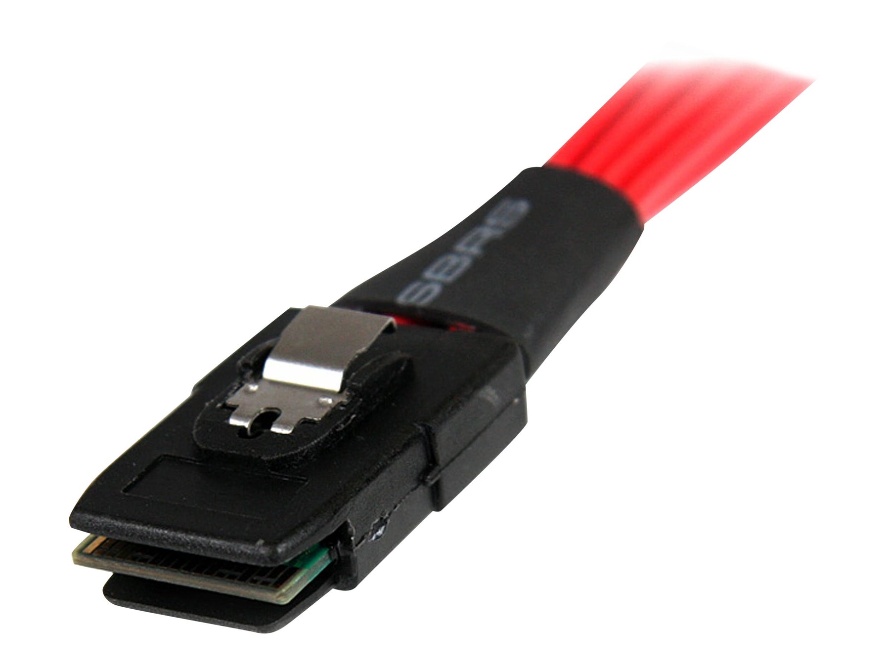 StarTech.com Serial ATA SCSI SAS Kabel 1m - SFF-8087 auf 4x SATA mit Lasche - SAS auf SATA Kabel 1x SFF8087 Stecker 4x S-ATA Buchse - SATA- / SAS-Kabel - Serial ATA 150/300/600 - 4-Lane - SATA (R)