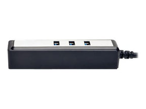 Tripp Portable 4-Port USB 3.0 SuperSpeed Mini Hub with Built In Cable