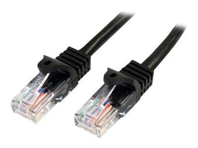 StarTech.com 2m Cat5e RJ45 UTP Netzwerkkabel Snagless - Cat 5e Patchkabel - Schwarz - Stecker / Stecker - Patch-Kabel - RJ-45 (M)