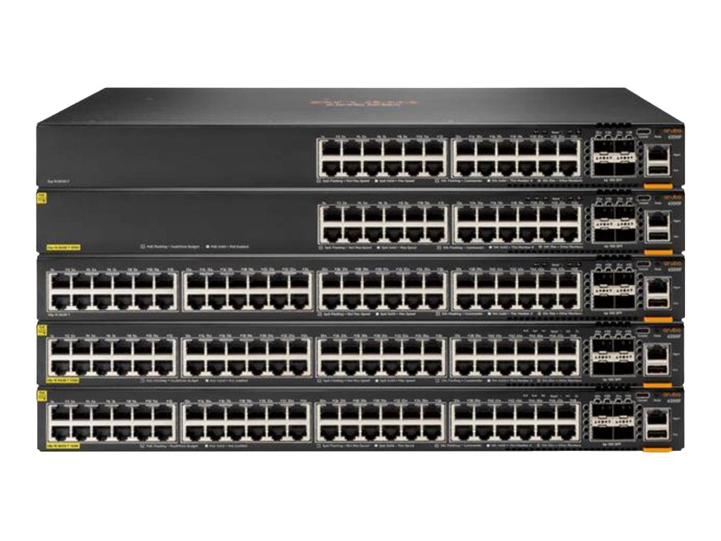 HPE Aruba 6200M 24G Class4 PoE 4SFP+ - Switch - L3 - managed - 24 x 10/100/1000 (PoE+)