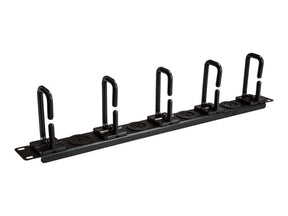 StarTech.com Kabelmanagement Panel für Server Rack - D-Ringe - Kabelmanager - Patch Kabel Management / Führung - Rack - Kabelführungssatz - 1U - 48.3 cm (19")