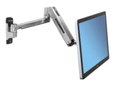 Ergotron LX HD Sit-Stand Wall Arm - Befestigungskit (Erweiterungsadapter, VESA-Adapter, Steh-Sitz-Arm, Wandhalterung)