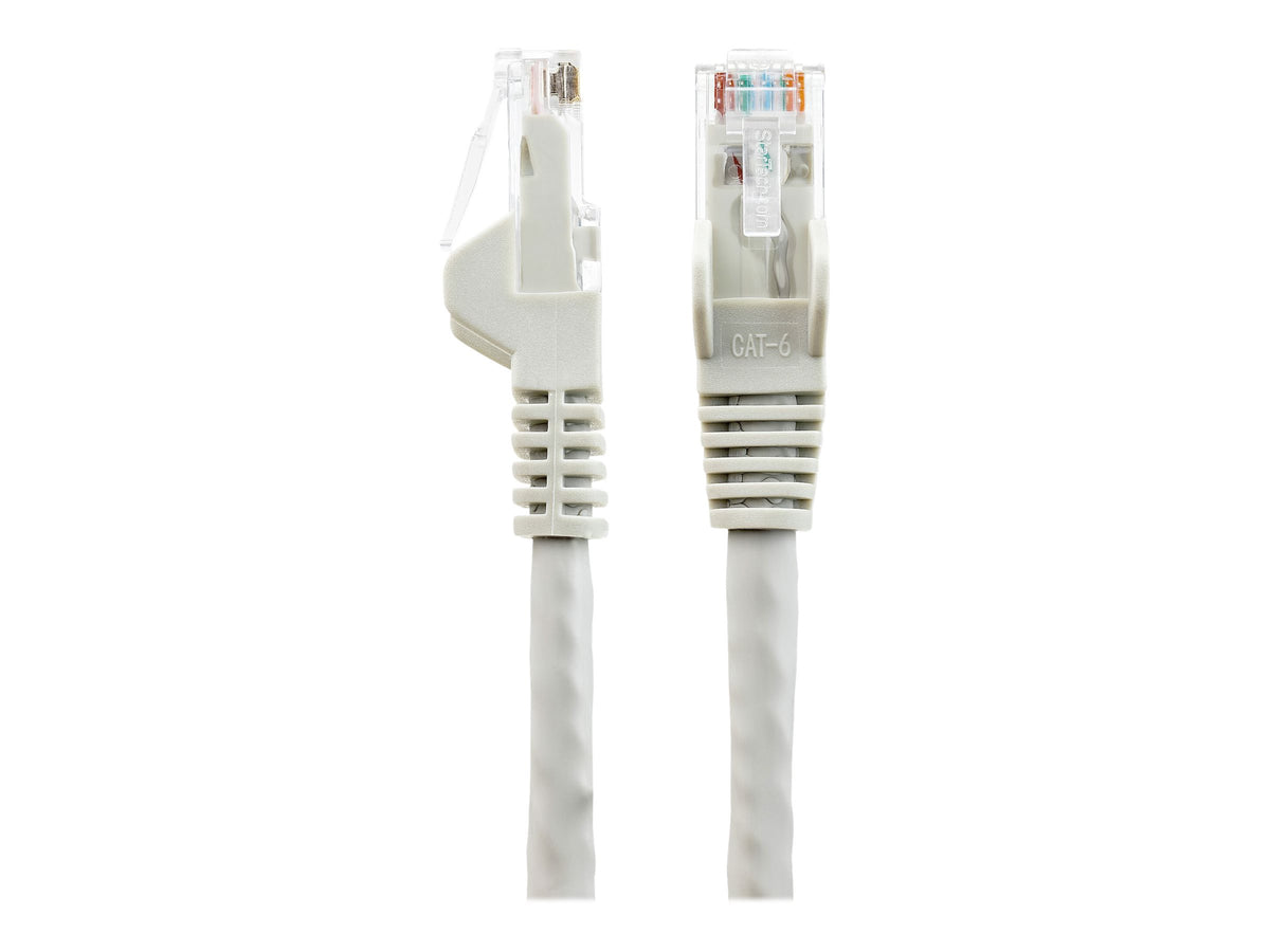 StarTech.com 7m Netzwerkkabel CAT6 - LSZH(weniger Rauch, Halogenfrei) - 10Gbit 650MHz 100W POE RJ45 U/UTP LAN-Patch Kabel - Grau, ETL Zertifizierung, 24AWG, Installationskabel (N6LPATCH7MGR)