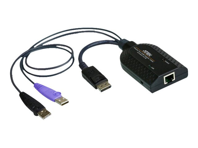 ATEN KA7169 DisplayPort USB Virtual Media KVM Adapter Cable with Smart Card Reader (CPU Module)