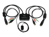 StarTech.com 2 Port USB HDMI KVM Switch mit Audio und Fernschalter