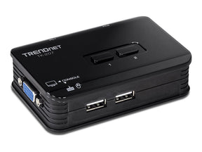 TRENDnet TK 207K - KVM-Switch - 2 x KVM port(s)