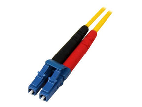 StarTech.com 1m Fiber Optic Cable - Single-Mode Duplex 9/125 - LSZH - LC/LC - OS1 - LC to LC Fiber Patch Cable (SMFIBLCLC1)