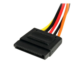 StarTech.com SATA Verlängerung 30cm - S-ATA 15 Pin Stromverlängerung Stecker / Buchse - interne Serial-ATA Stromverlängerung - Spannungsversorgungs-Verlängerungskabel - SATA-Stromstecker (M)