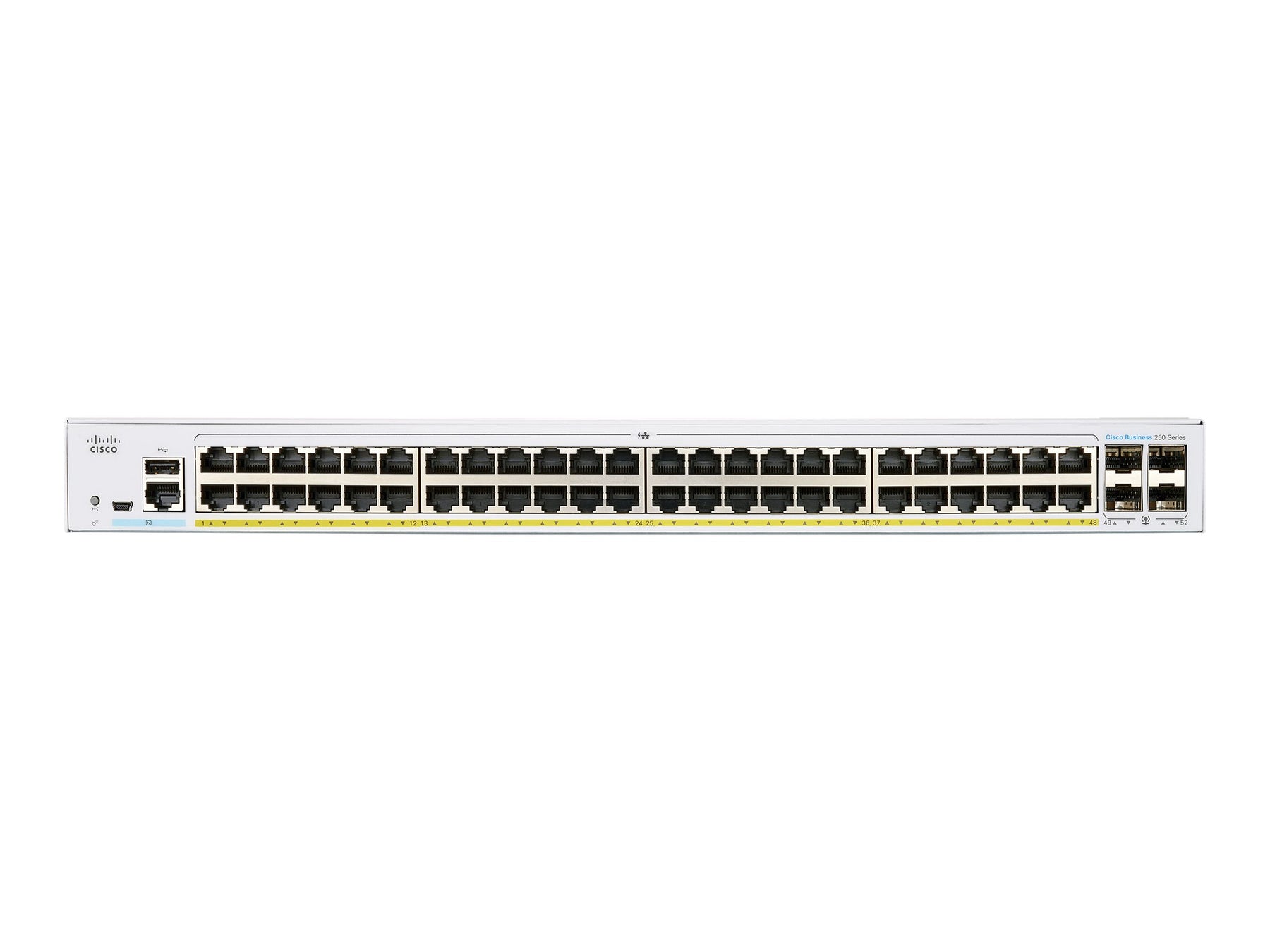 Cisco Business 250 Series CBS250-48PP-4G - Switch - L3 - Smart - 48 x 10/100/1000 (PoE+)