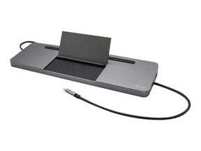 i-tec USB-C Metal Ergonomic 4K 3x Display Docking Station with Power Delivery 85 W