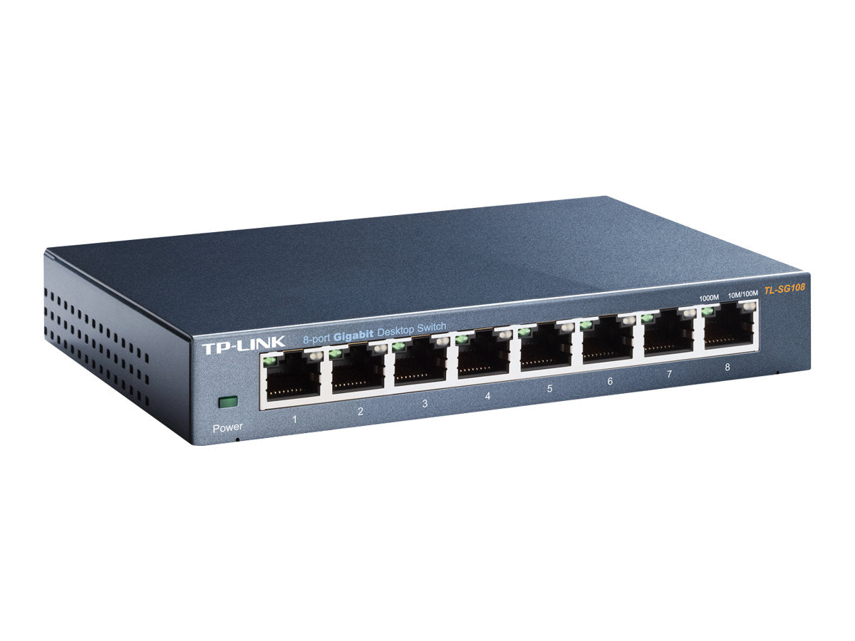 TP-LINK TL-SG108 8-port Metal Gigabit Switch