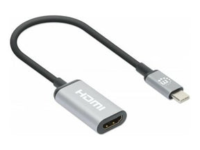 Manhattan USB-C to HDMI Cable, 4K@60Hz, 5 Gbps (USB 3.2 Gen1 aka USB 3.0)