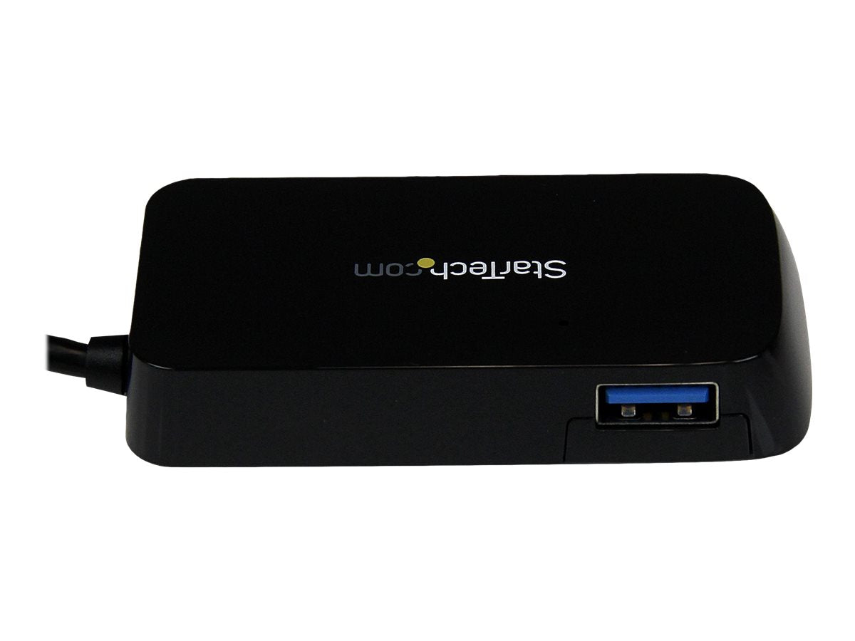 StarTech.com 4 Port USB 3.0 SuperSpeed Hub - Schwarz