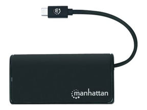 Manhattan USB-C Dock/Hub, Ports (4): USB-A (x4)