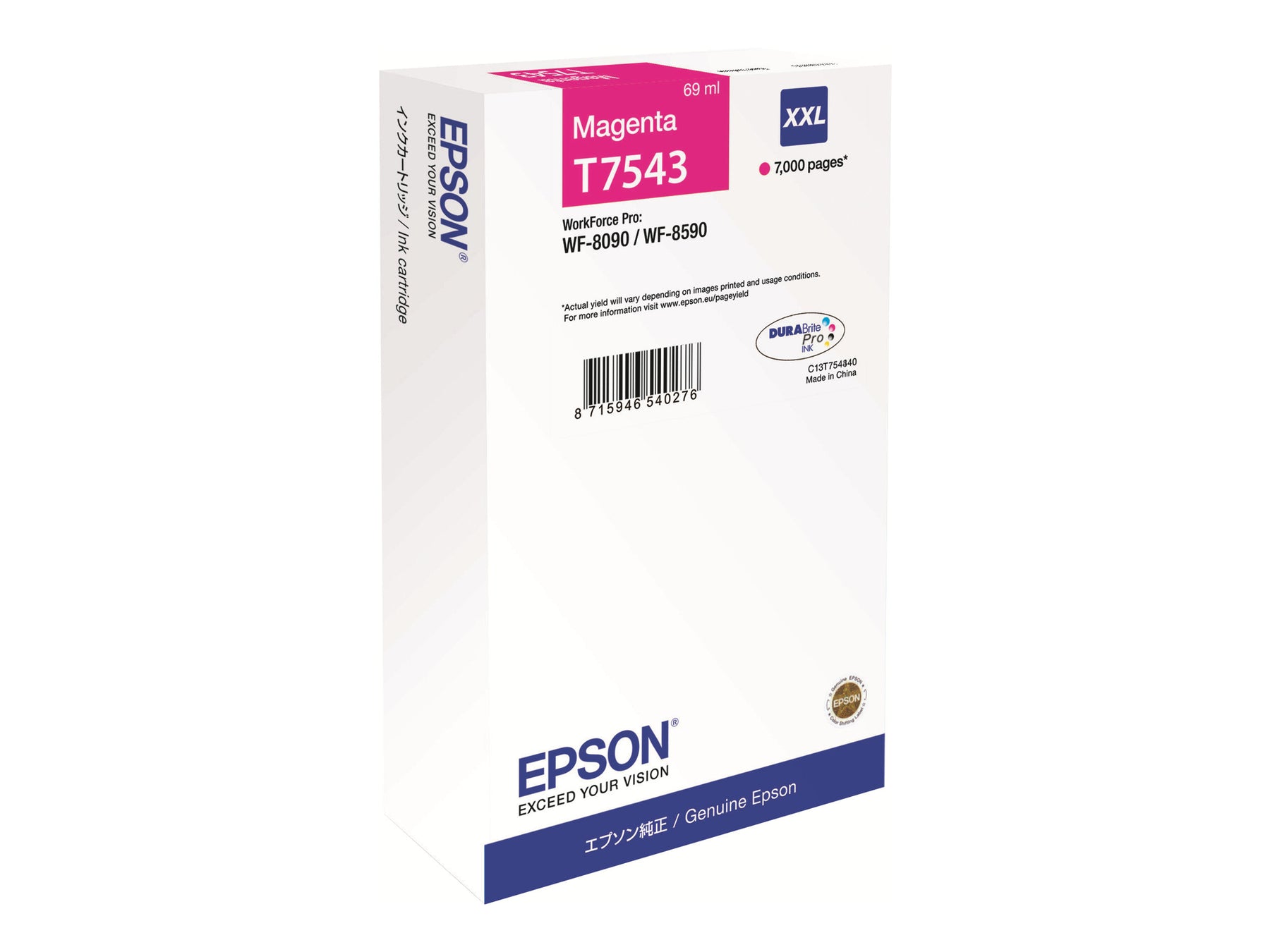 Epson T7543 - 69 ml - Größe XXL - Magenta - Original