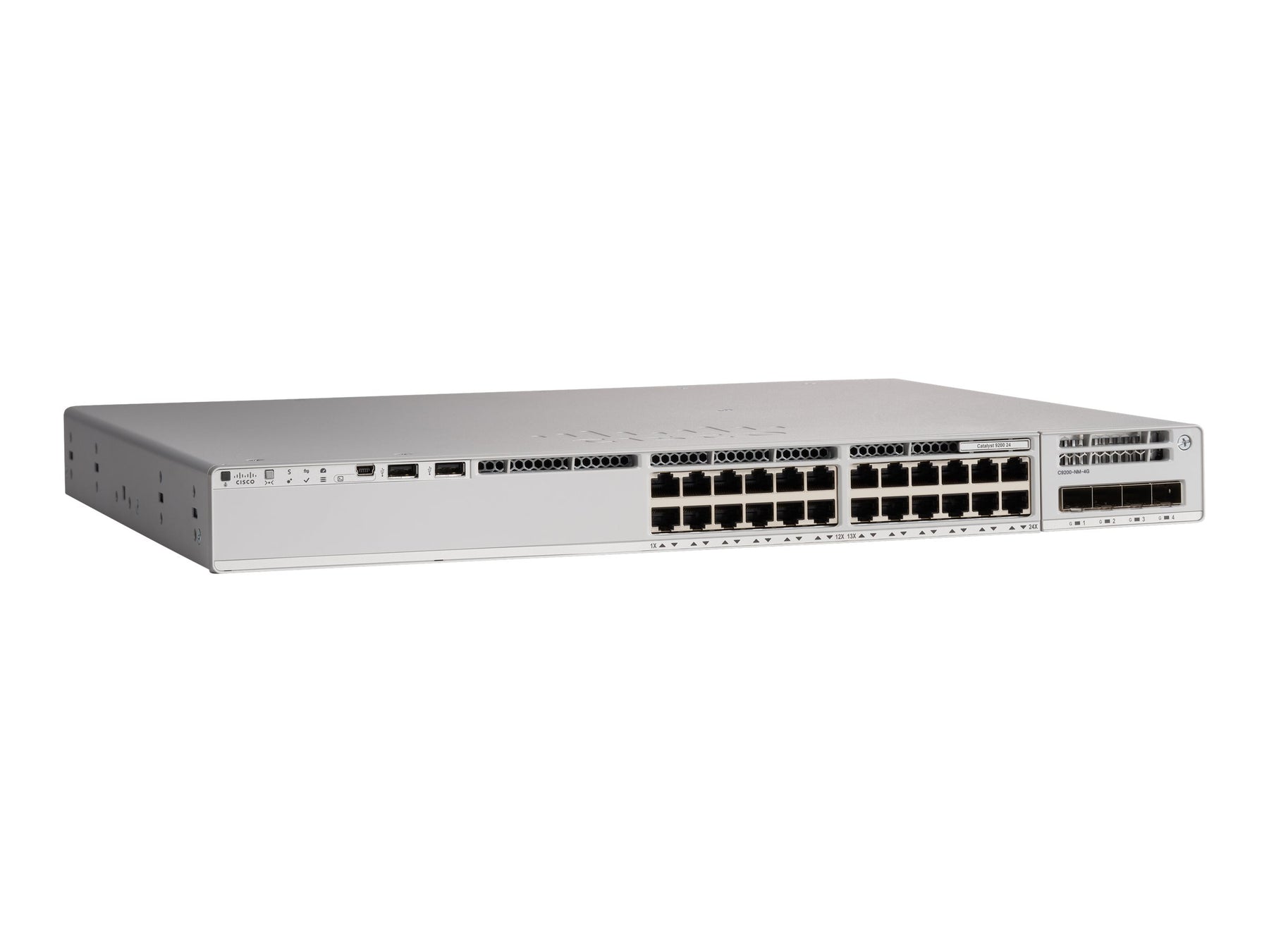 Cisco Catalyst 9200 - Network Essentials - Switch - L3 - managed - 8 x 100/1000/2.5G/5G/10GBase-T + 16 x 10/100/1000 (PoE+)