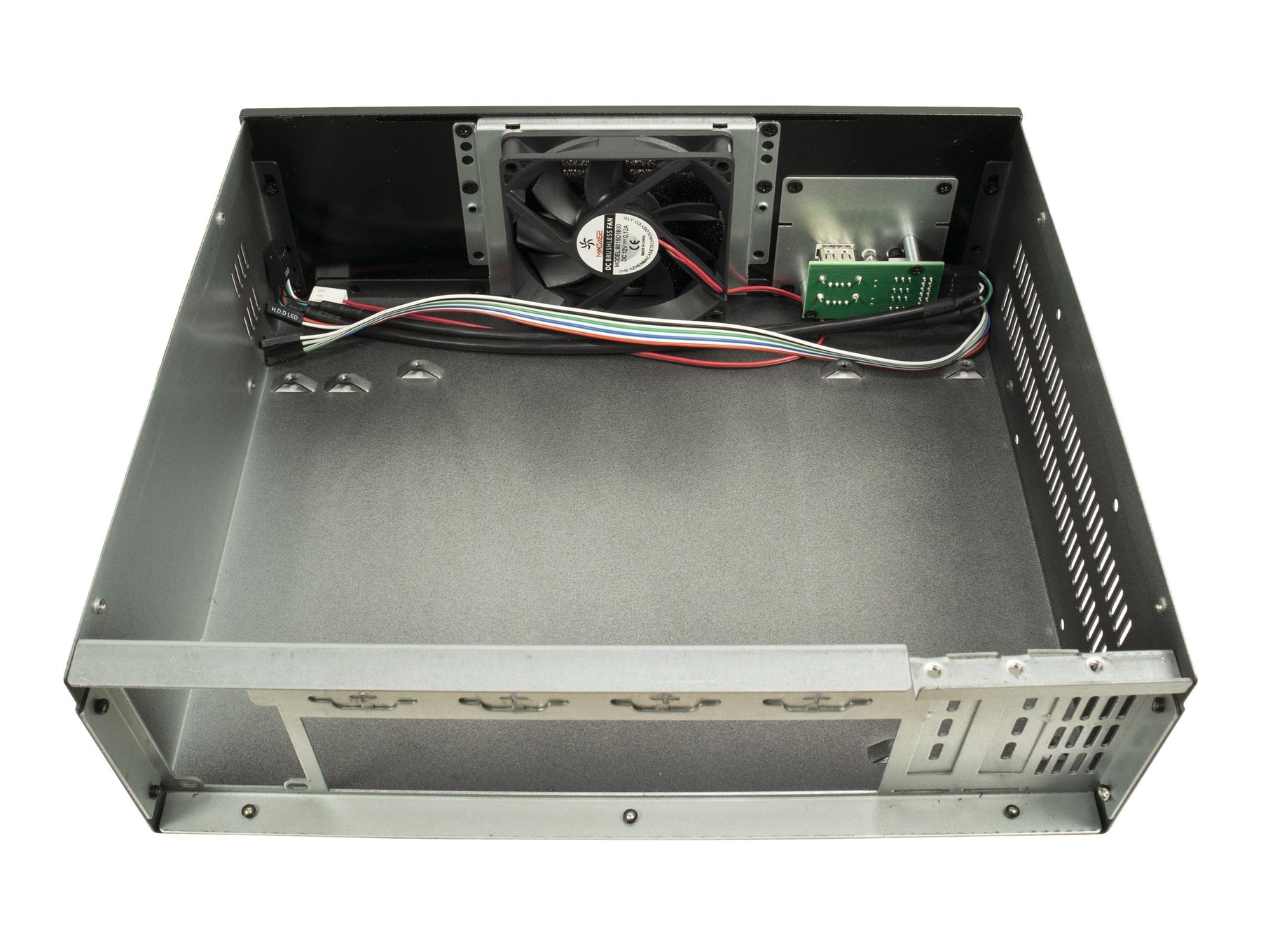 Inter-Tech IPC S25 - Mini-Server-Gehäuse - Mini-ITX - keine Spannungsversorgung (FlexATX)