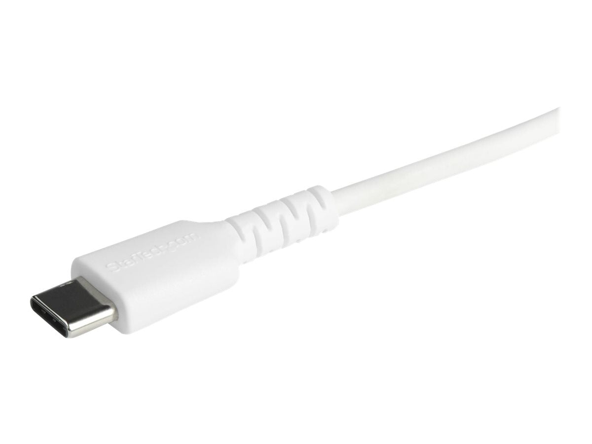 StarTech.com 1m USB-C auf Lightning-Kabel - Hochbelastbare, robuste Aramidfaser - USB Typ-C auf Lightningkabel - Lade-/Synchronisationskabel - Apple MFi-zertifiziert iPad/iPhone 12 - Weiß (RUSBCLTMM1MW)