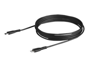 StarTech.com 2m USB-C auf Lightning-Kabel - Hochbelastbare, robuste Aramidfaser - USB Typ-C auf Lightningkabel - Lade-/Synchronisationskabel - Apple MFi-zertifiziert iPad/iPhone 12 - Schwarz (RUSBCLTMM2MB)