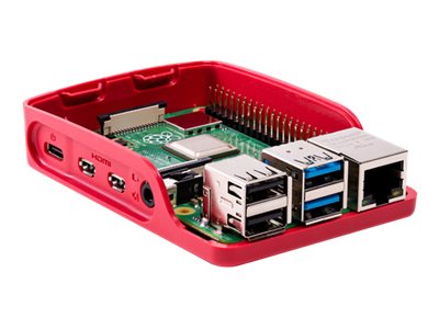 Raspberry Pi Pi - Hülle - ABS-Kunststoff - rot/weiß