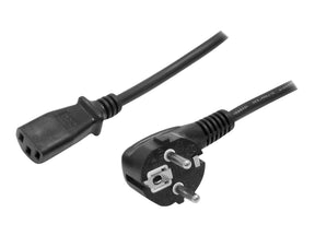 StarTech.com 3m (10ft) Computer Power Cord, 18AWG, EU Schuko to C13 Power Cord, 10A 250V, Black Replacement AC Cord, TV/Monitor Power Cable, Schuko CEE 7/7 to IEC 60320 C13 Power Cord - PC Power Supply Cable (713E-3M-POWER-CORD)