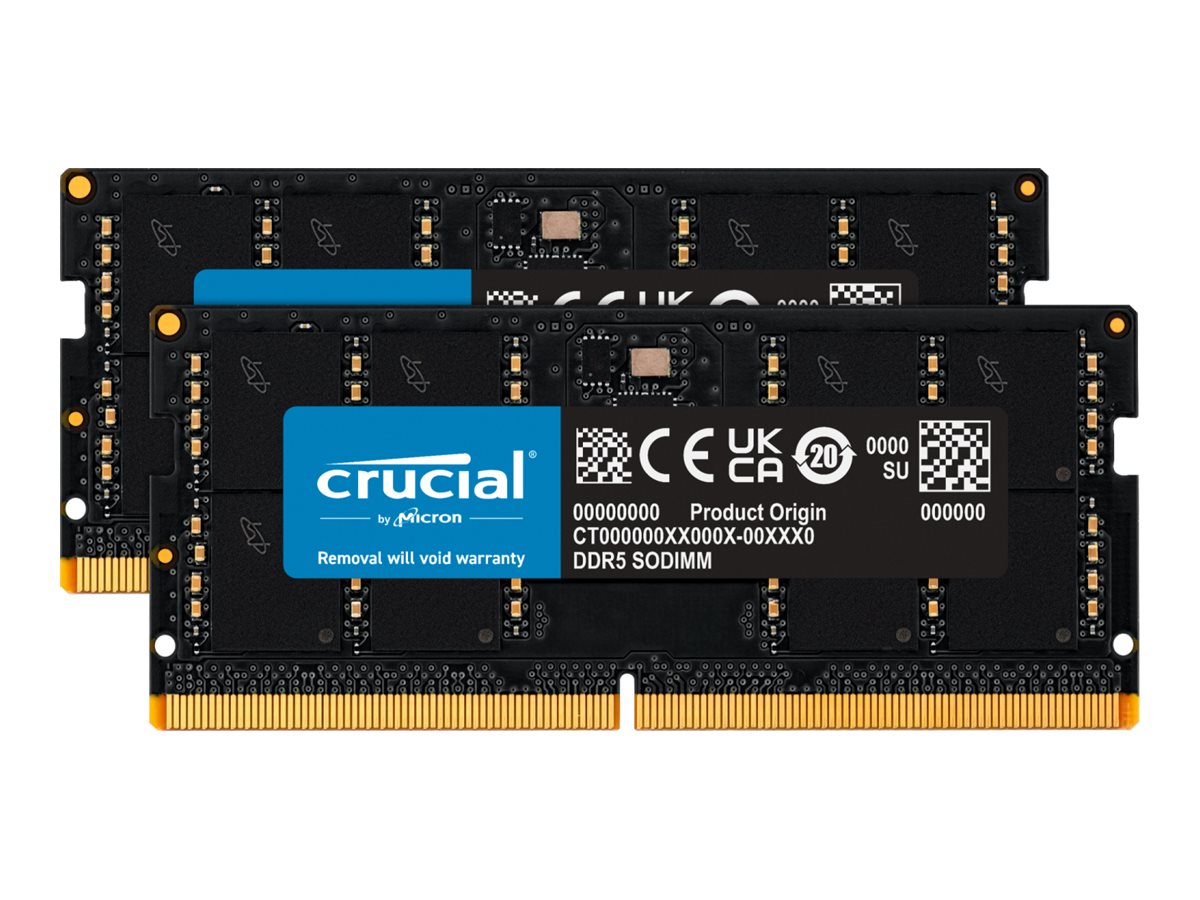 Crucial DDR5 - Kit - 96 GB: 2 x 48 GB - SO DIMM 262-PIN