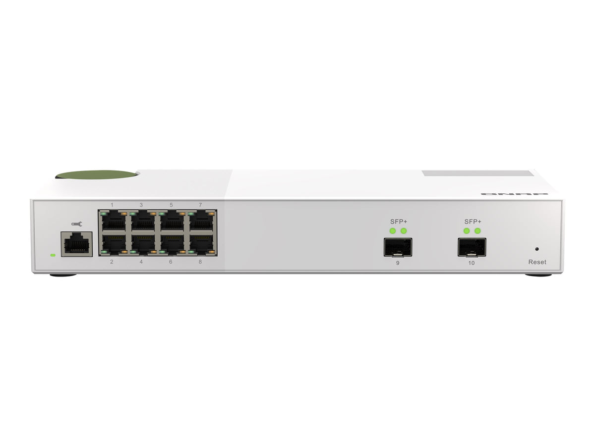 QNAP QSW-M2108-2S - Switch - managed - 2 x 10 Gigabit SFP+ + 8 x 2.5GBase-T