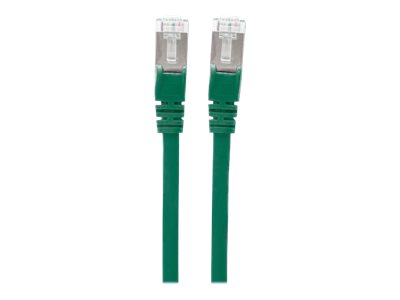 Intellinet Network Patch Cable, Cat7 Cable/Cat6A Plugs, 3m, Green, Copper, S/FTP, LSOH / LSZH, PVC, RJ45, Gold Plated Contacts, Snagless, Booted, Polybag - Patch-Kabel - RJ-45 (M)