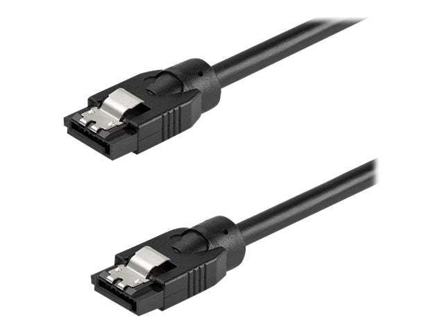 StarTech.com 0.6 m Round SATA Cable - Latching Connectors - 6Gbs SATA Cable - SATA-Kabel - Serial ATA 150/300/600 - SATA (R)