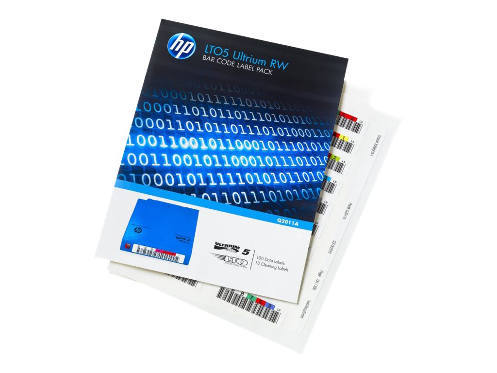 HPE LTO-5 Ultrium RW Bar Code Label Pack - Strichcodeetiketten