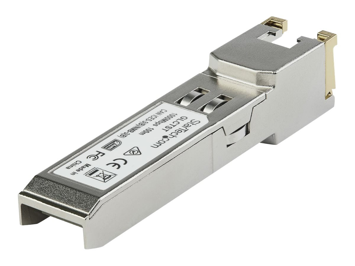 StarTech.com SFP1GTEMCST Transceiver Modul (SFP Module, 1000Base-T  Dell EMC kompatibel, Kupfer, RJ-45 Kupfer mit DDM)