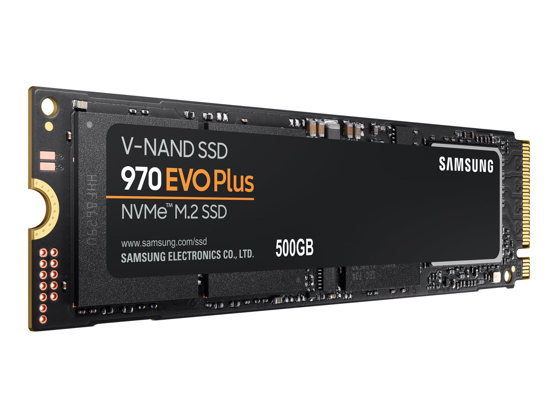 Samsung 970 EVO Plus MZ-V75S500BW - SSD - verschlüsselt - 500 GB - intern - M.2 2280 - PCIe 3.0 x4 (NVMe)