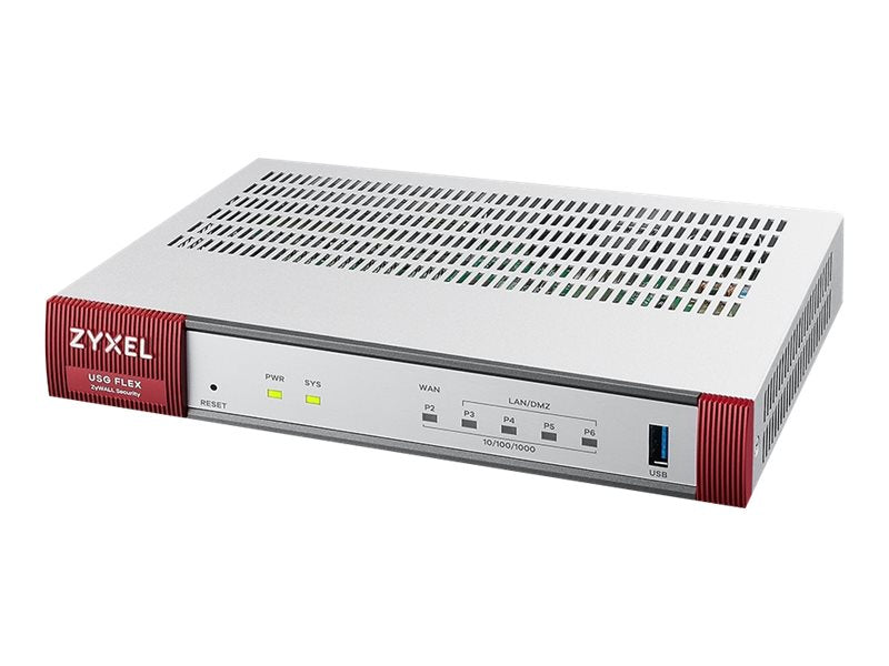 ZyXEL ZyWALL USG FLEX 50 - Firewall - 350 Mbps, VPN, für bis zu 10 Nutzer empfohlen