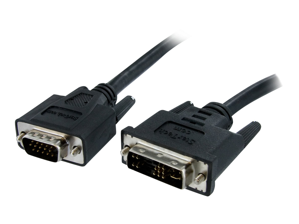 StarTech.com DVI auf VGA Monitorkabel 2 Meter - Stecker / Stecker - DVI-I 24+5 VGA (15Pin)